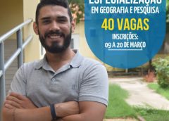 Uespi divulga edital de Especialização em Geografia e Pesquisa
