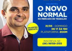 NOVO NORMAL – Prof Valdimir Lima ministrará aula nesse domingo