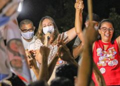 Deputada Rejane Dias Participa de caminhada com a candidata a prefeita Camila Barbosa em Lagoa do Piauí